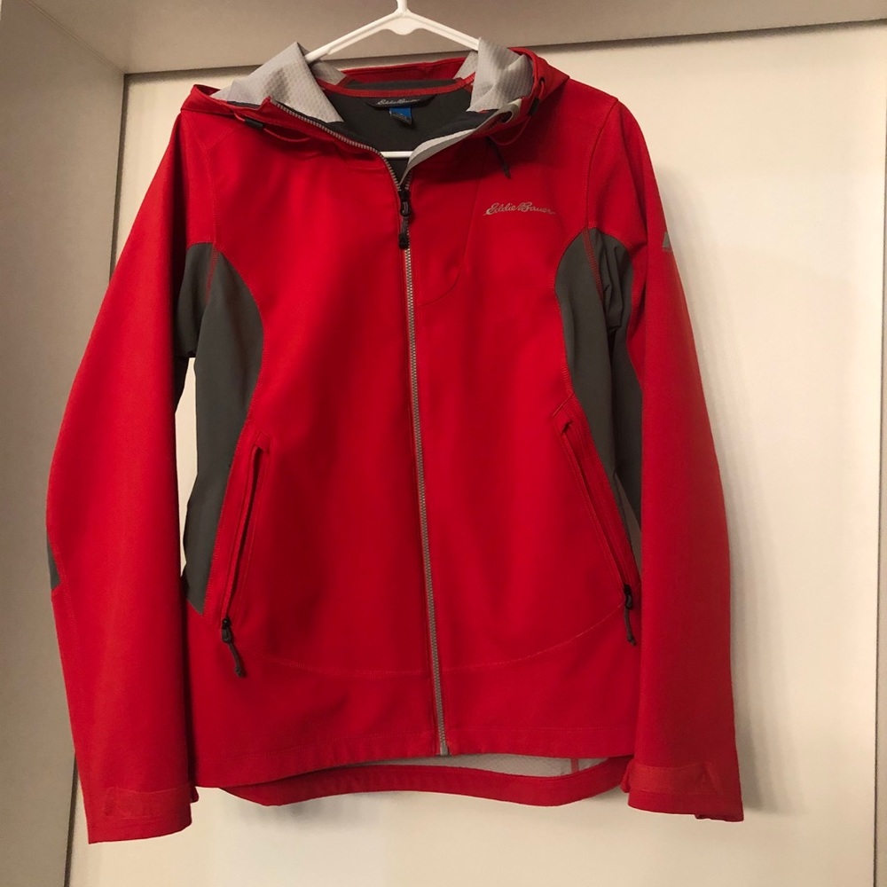 Eddie Bauer First Ascent hooded windbreaker- small